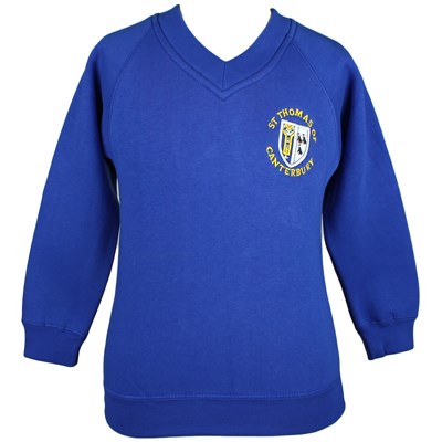 Sweatshirt V-Neck St. Thomas of Canterbury (Mitcham)