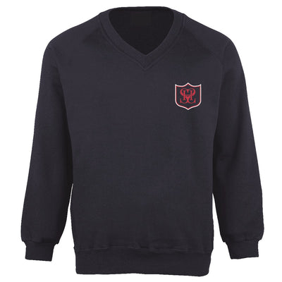 Sweatshirt V-Neck Sacred Heart Henley