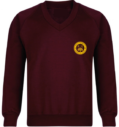 Sweatshirt V-Neck Holy Trinity C of E