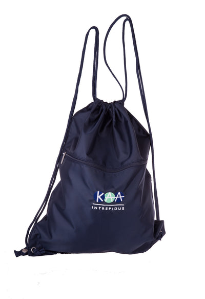 Drawstring Bag with Zip Kensington Aldridge Academy Senior
