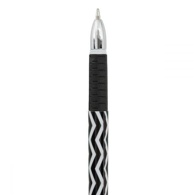 OXFORD MONOCHROME GEL BLACK INK PENS X4