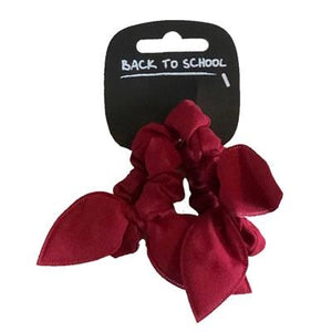 2 Bow Hair Scrunchies