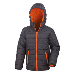 Padded Jacket - Black/Orange