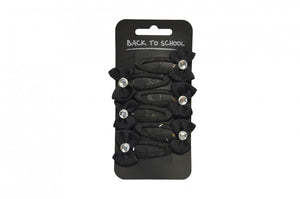 Diamante Bow Hair Clips