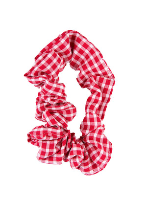 Gingham Scrunchie