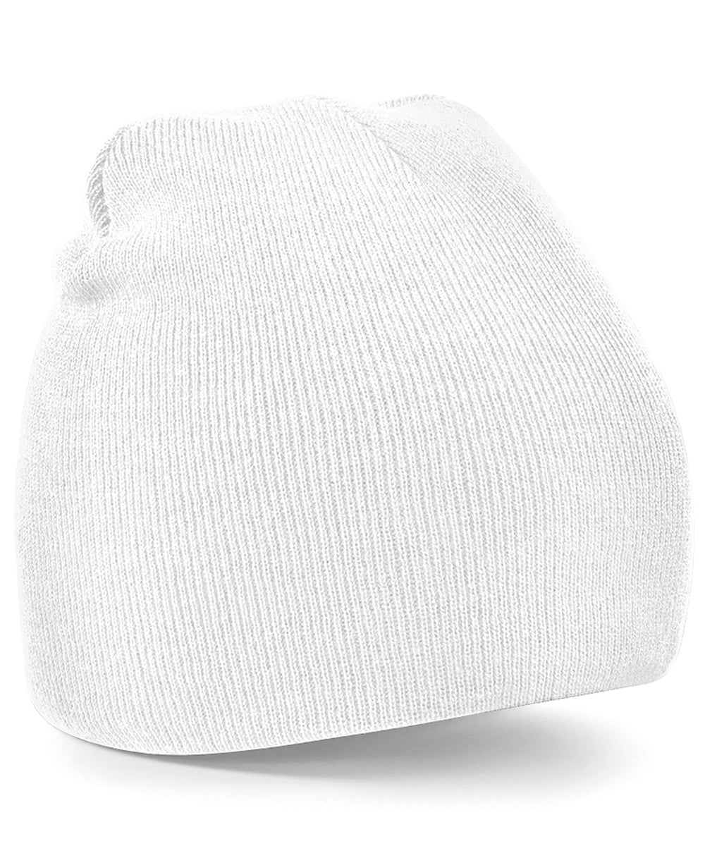Two-tone pull-on beanie