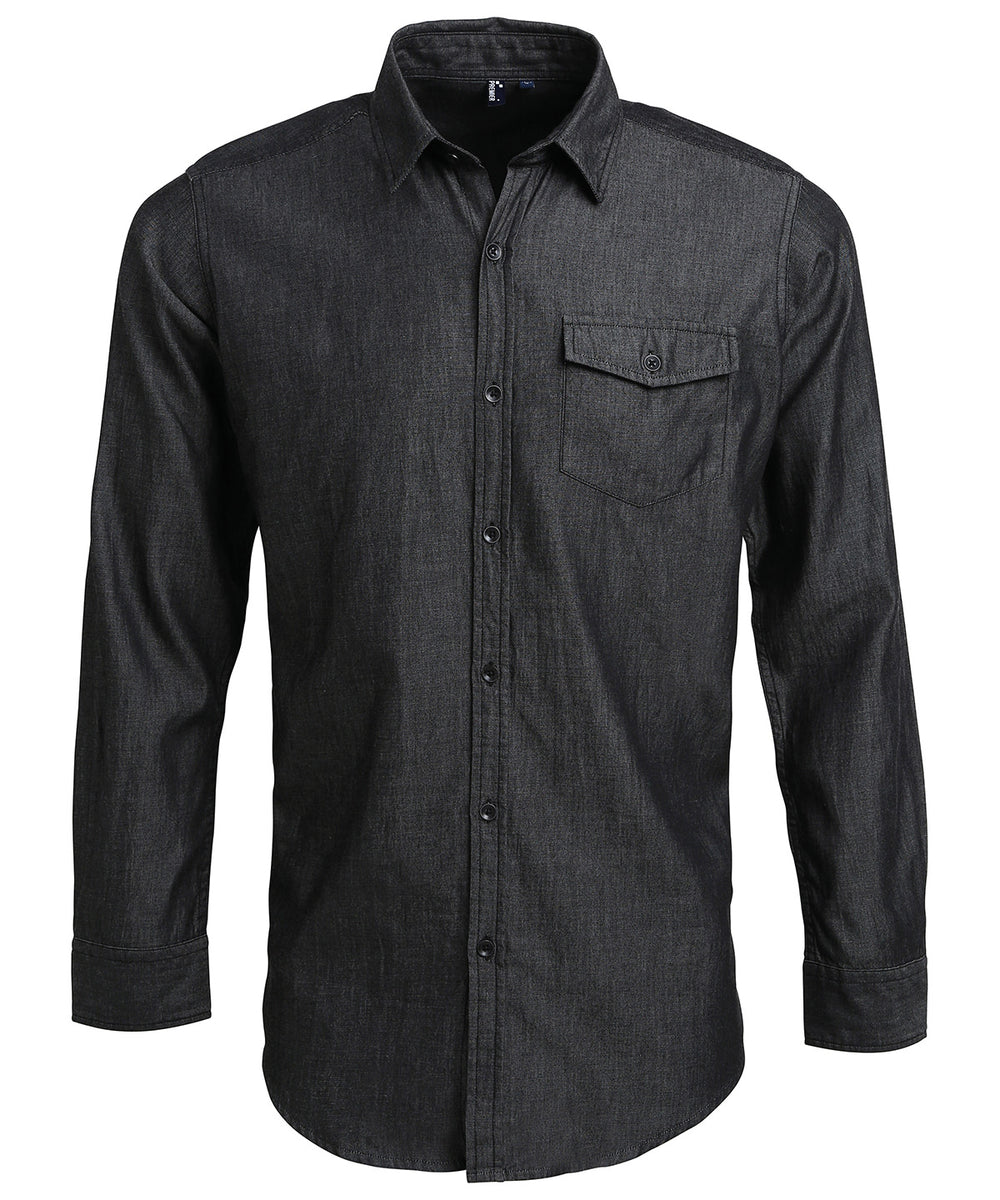 Jeans stitch denim shirt