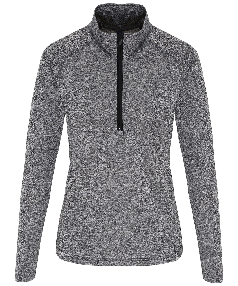 Women's TriDri® long sleeve performance ¼ zip