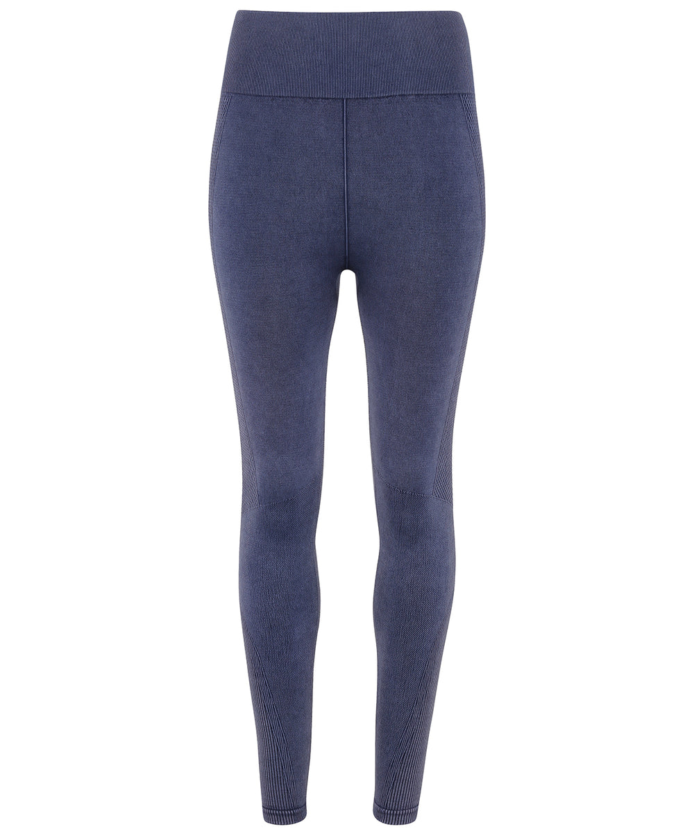 Women's TriDri® seamless 3D fit" multi-sport denim look leggings"