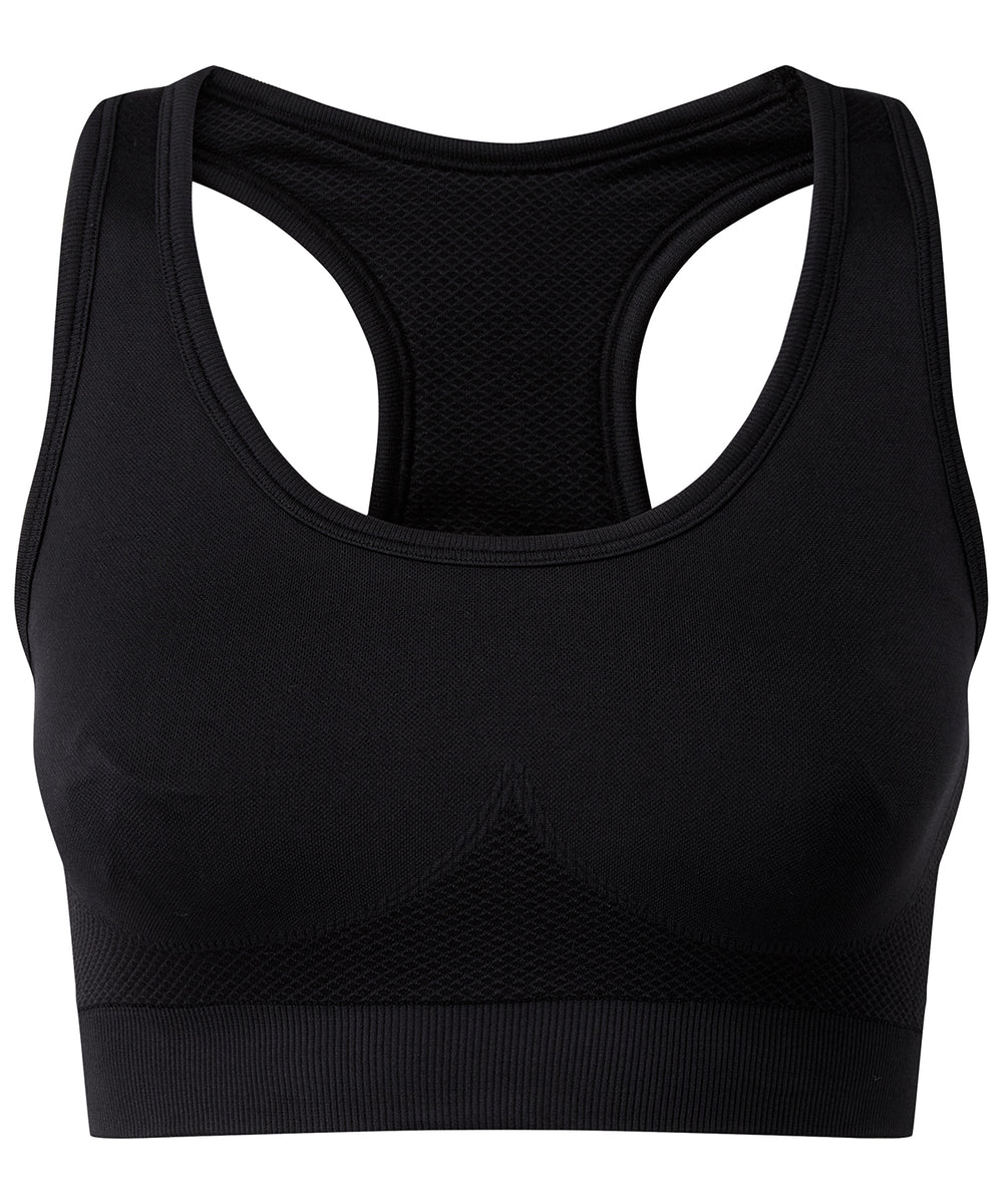 Tridri® seamless 3D fit" multi-sport sculpt solid colour bra"