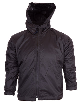 Reversible Fleece Jacket Premium - Black - Hood