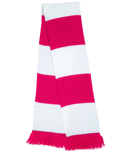 Team Scarf White/Pink