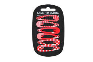 Assorted Pattern Hair Clips