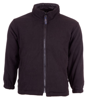 Reversible Fleece Jacket Premium - Black - Inside