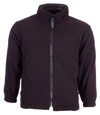 Reversible Fleece Jacket Premium - Black - Inside