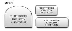 Peel & Stick Shoe & Stationery Labels