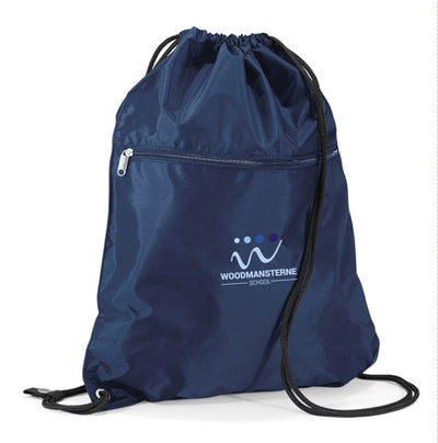 Drawstring Bag with Zip & Name Woodmansterne Secondary