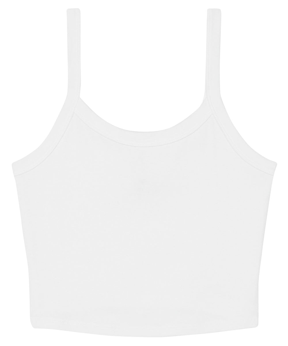 Women’s micro rib spaghetti strap tank