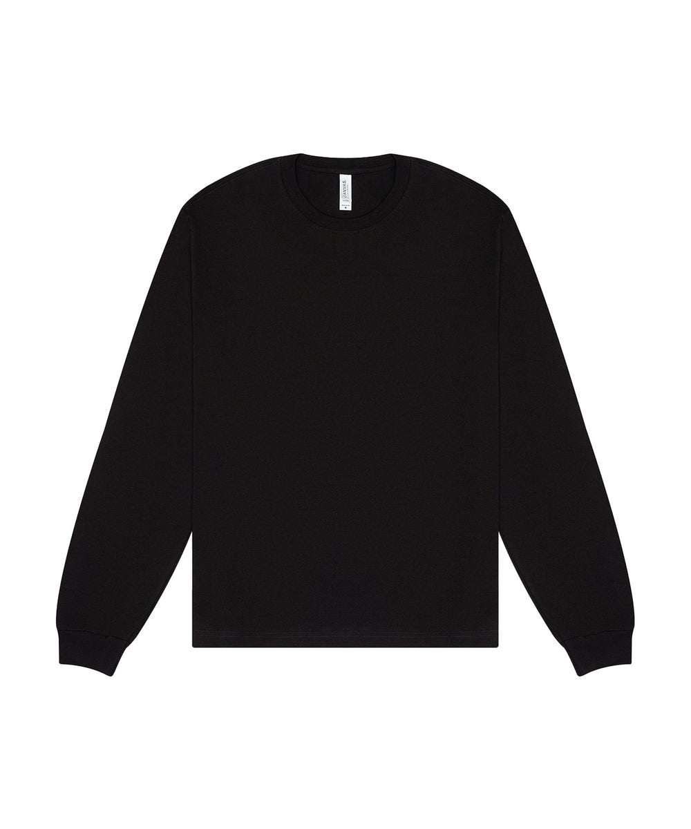 Unisex heavy boxy long sleeve tee