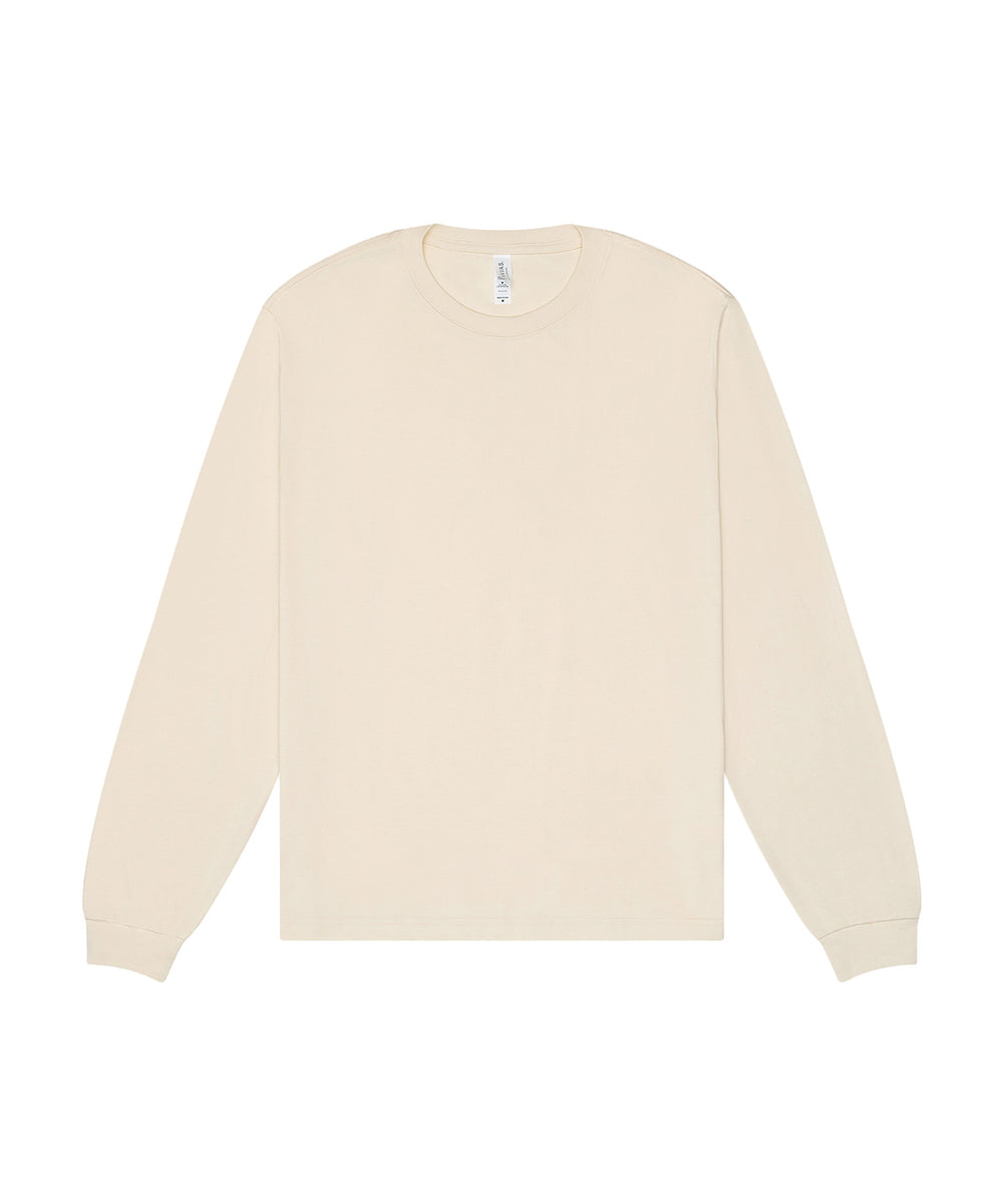 Unisex heavy boxy long sleeve tee