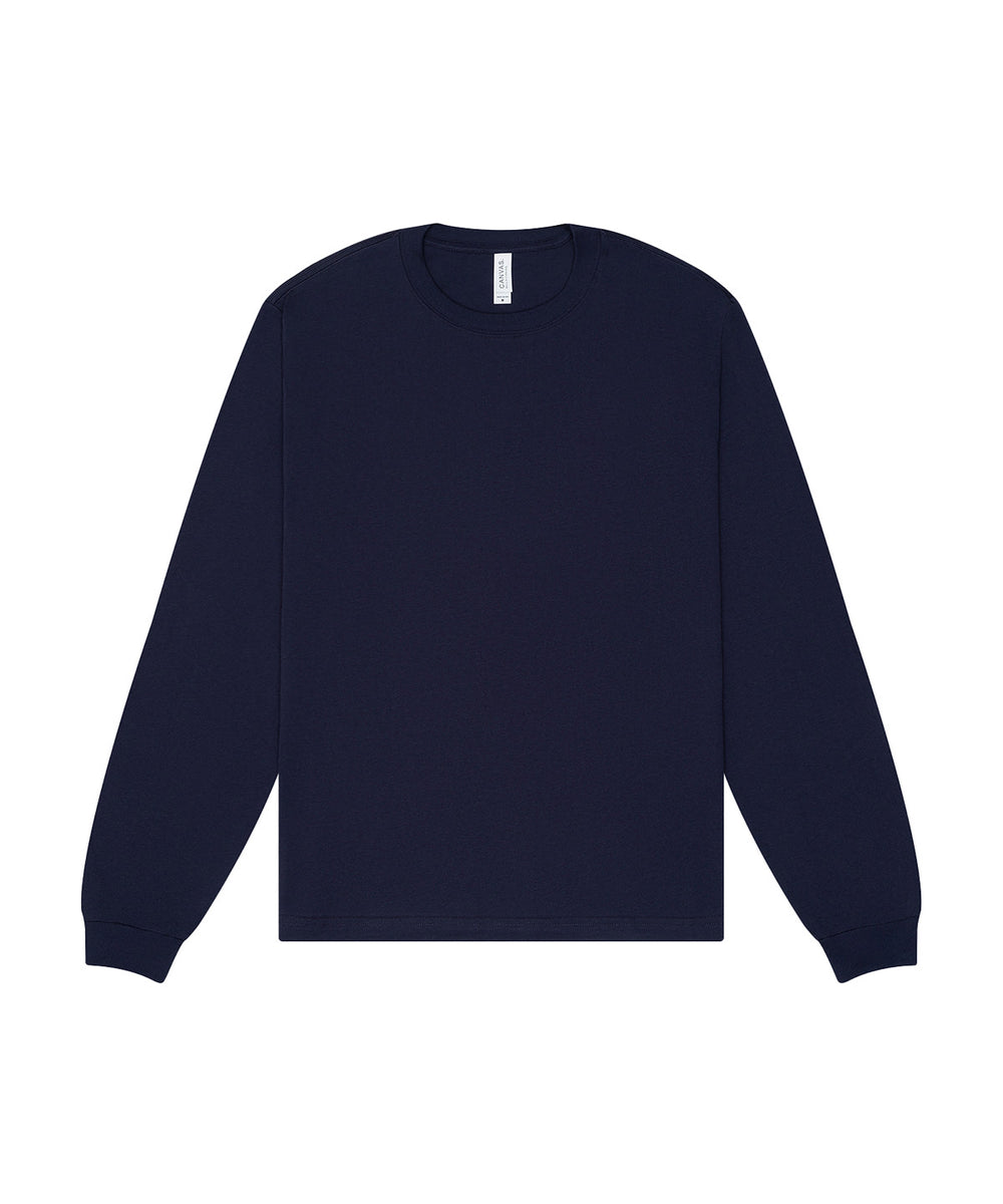 Unisex heavy boxy long sleeve tee
