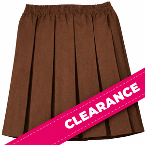 Box Pleat Elastic Skirt