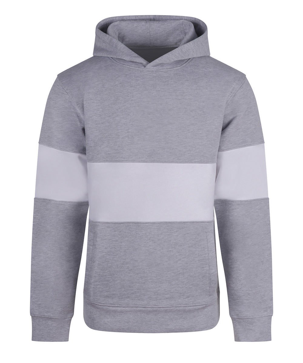 Heavyweight panelled hoodie