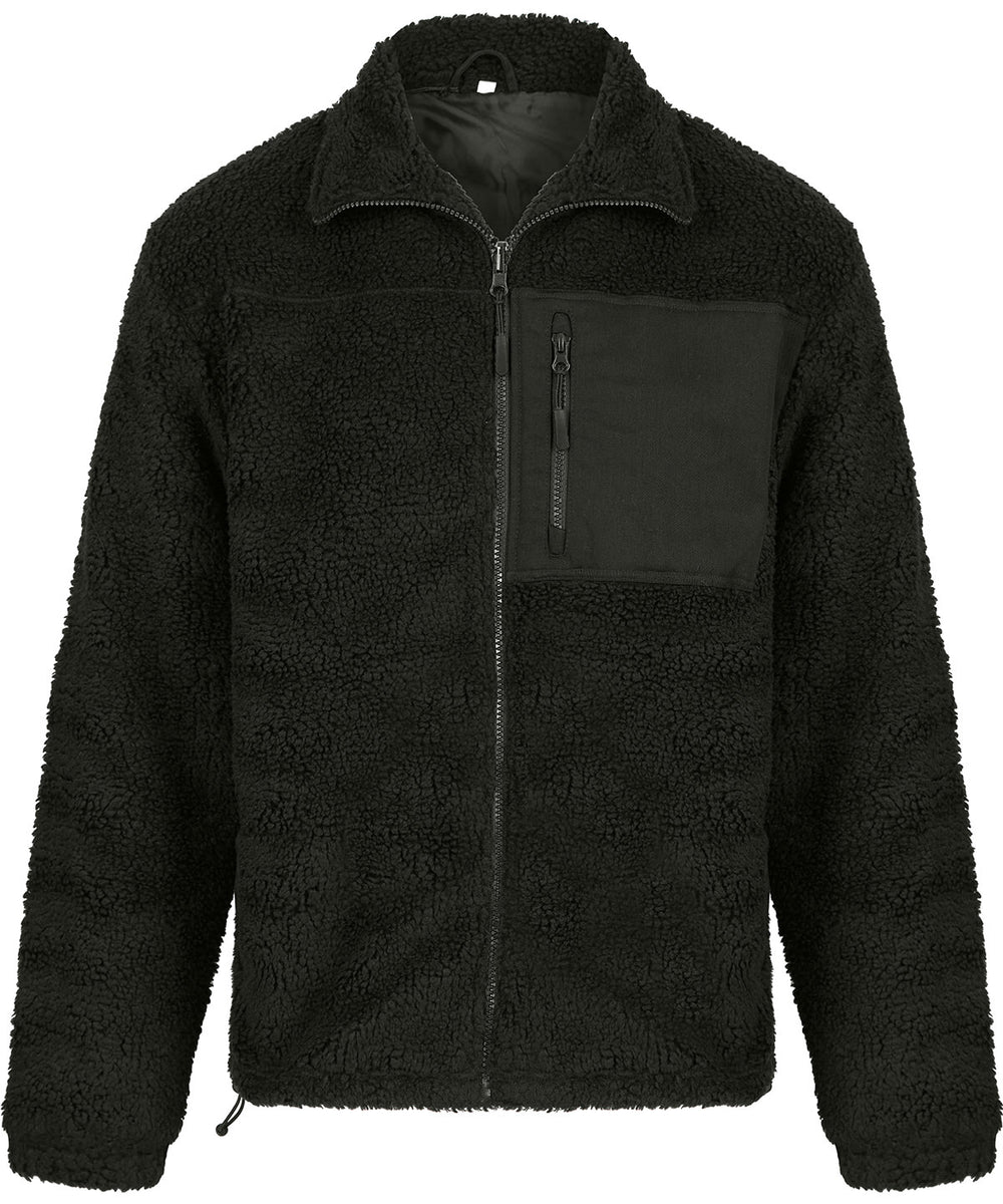 Recycled sherpa fleece