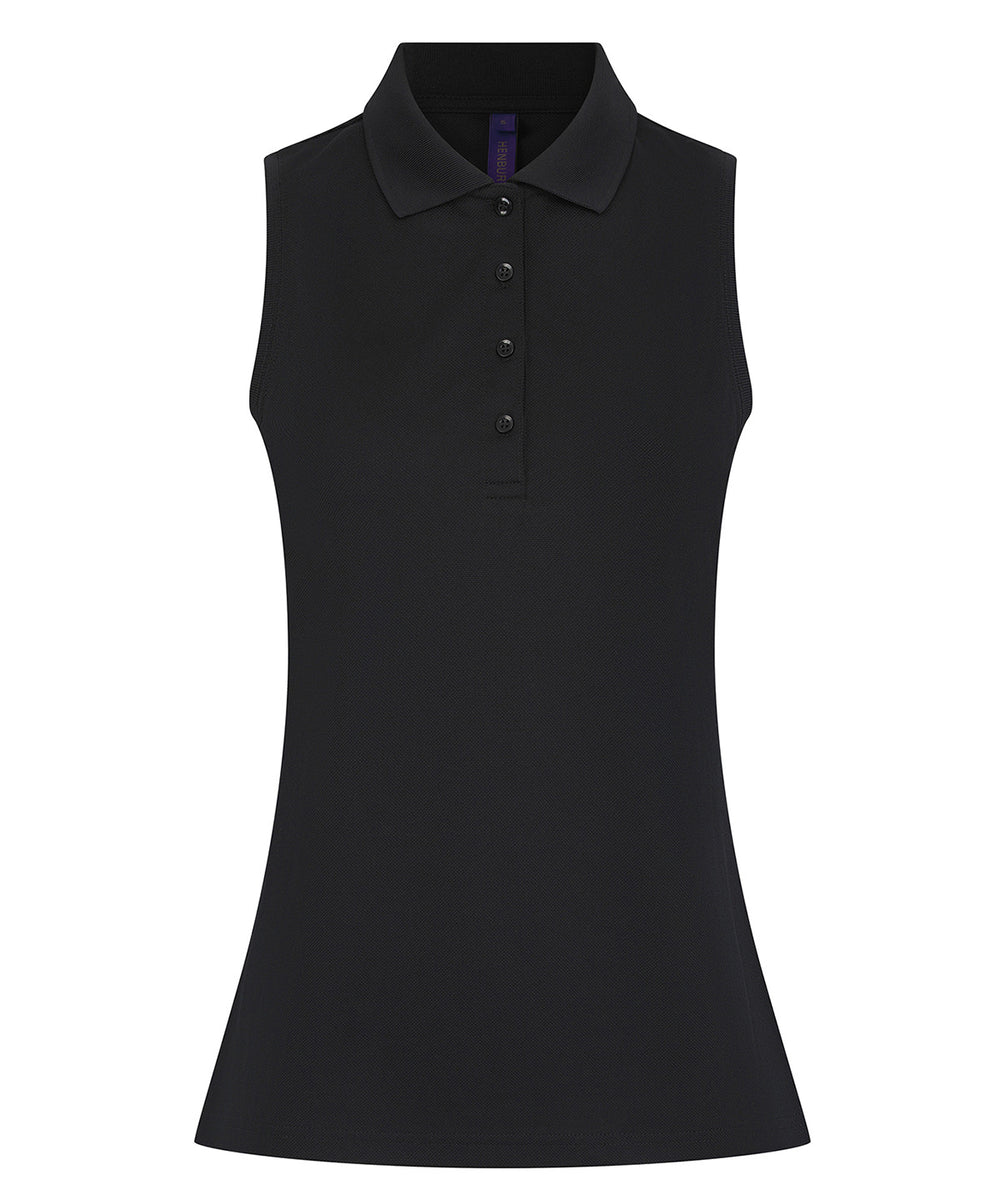 Women’s sleeveless Coolplus® polo shirt