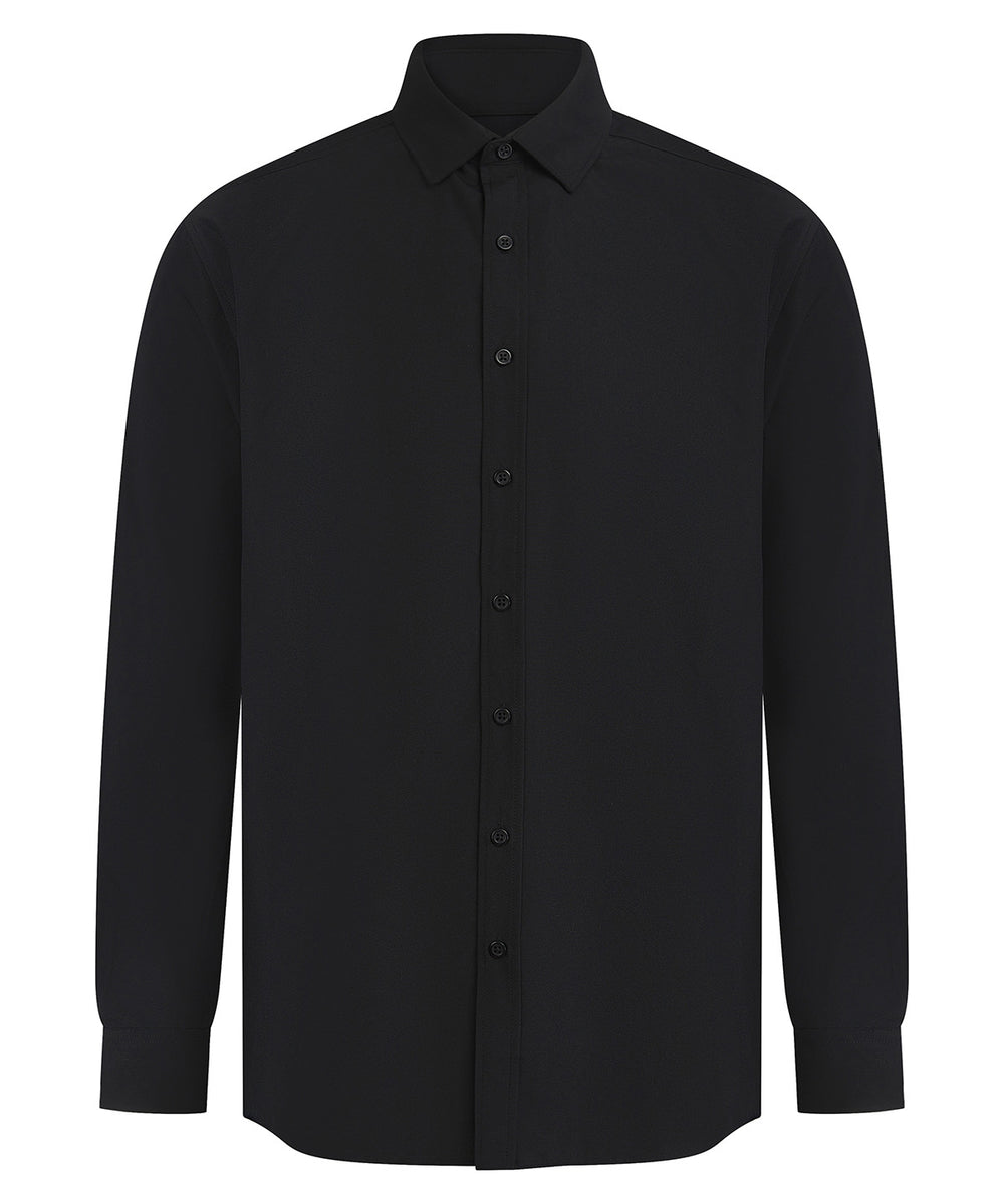Long sleeve ‘cotton-feel’ Coolplus® shirt