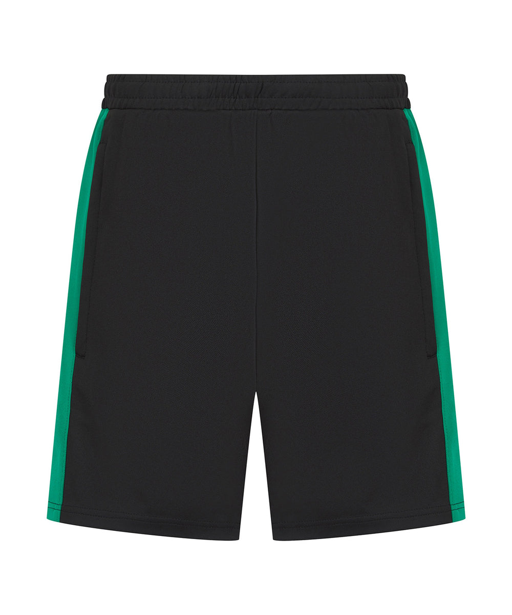 Knitted shorts with zip pockets