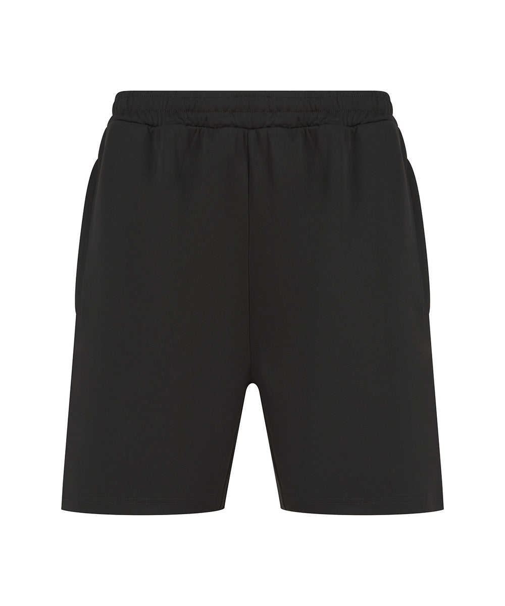 Knitted shorts with zip pockets