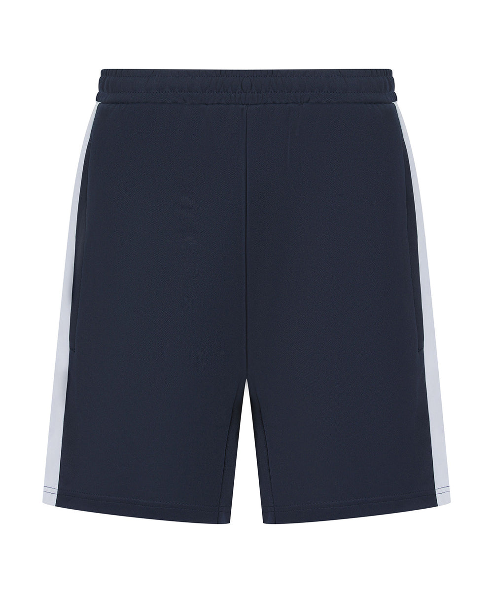 Knitted shorts with zip pockets