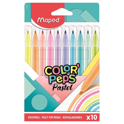 Maped Color’Peps Pastel Felt Pens – Pack of 12