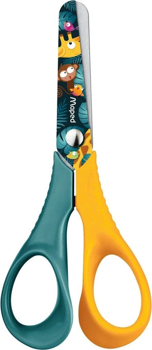 Maped Jungle Fever Scissors – 12cm Soft‑Grip (Ages 3+)