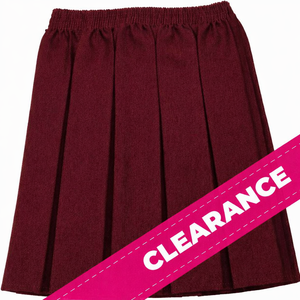 Box Pleat Elastic Skirt