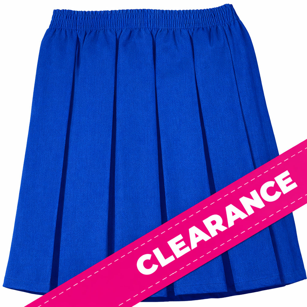 Box Pleat Elastic Skirt