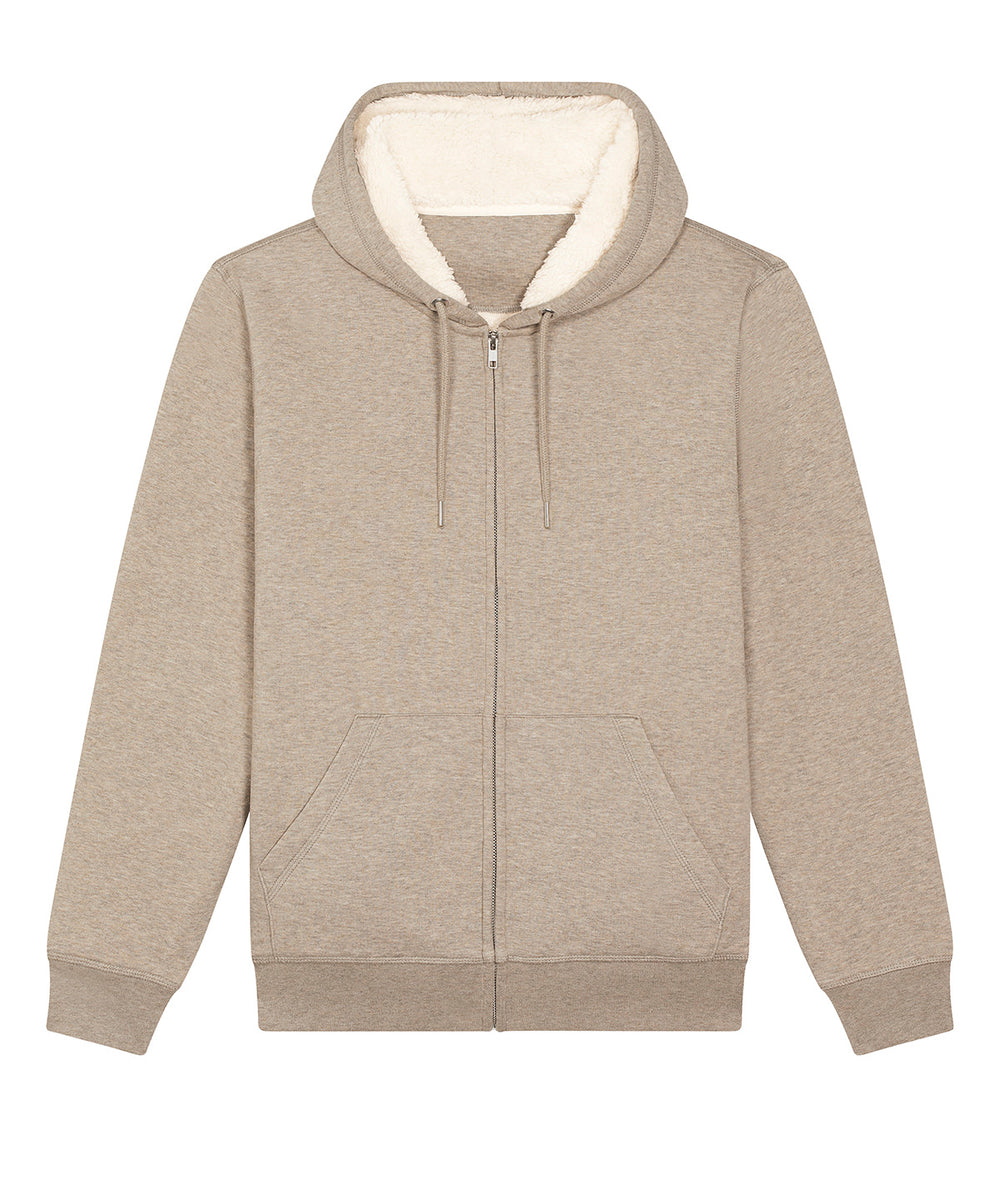 Unisex Hygger sherpa zip-through sweatshirt (STSU956)
