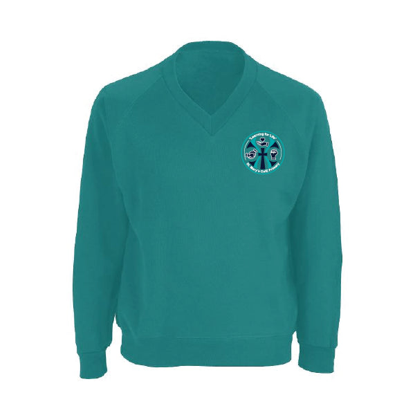 Sweatshirt V-Neck St Mary's CofE Byfleet