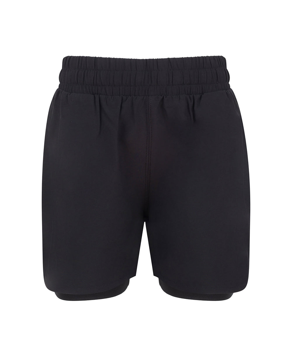 Kids double-layer sports shorts