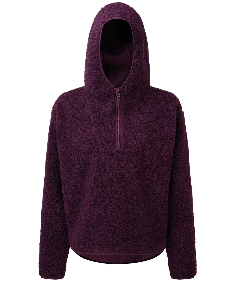 Women's TriDri® sherpa ¼ zip hoodie