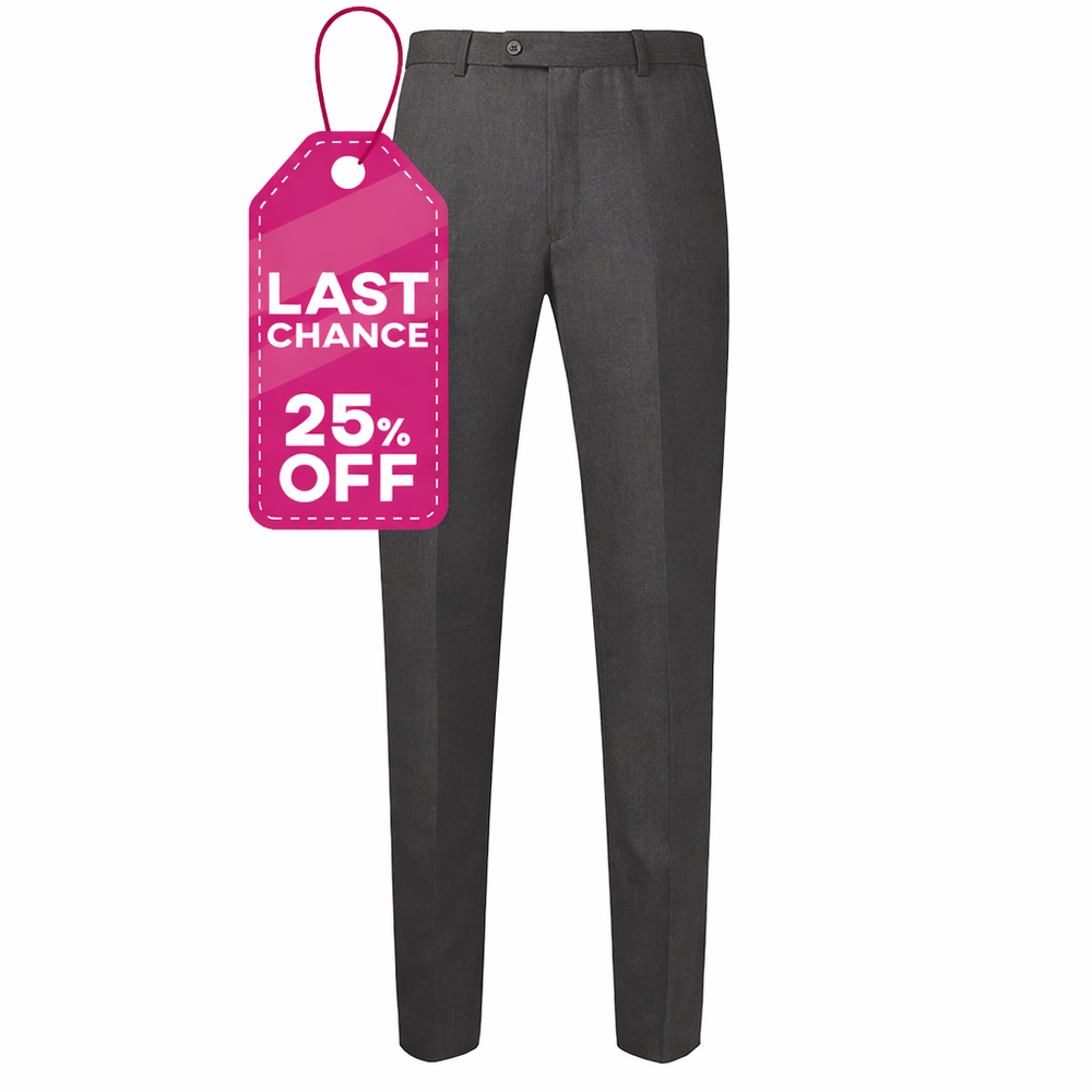 Ultra Slim Fit Flat Front Senior Trouser ⚠️ While Stock Last ⚠️