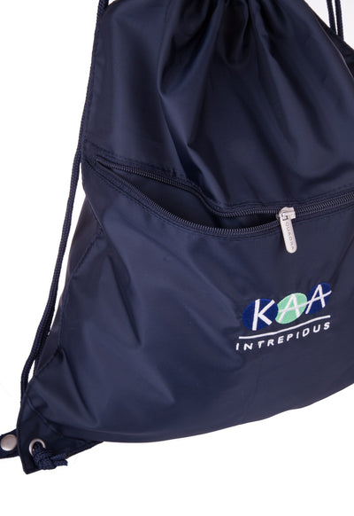 Drawstring Bag with Zip Kensington Aldridge Academy Senior
