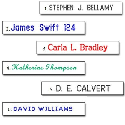 Woven Name Tapes