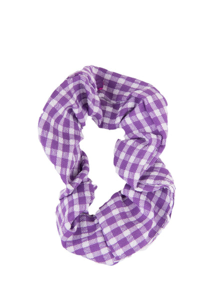 Gingham Scrunchie