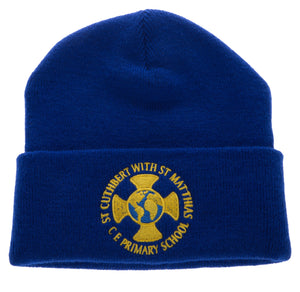 Woolly Hat Acrylic St. Cuthbert with St. Matthias 