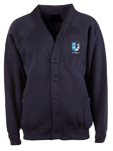 Cardigan Sweatshirt St Mary's Catholic Federation (COTTON RICH MADE TO ORDER)