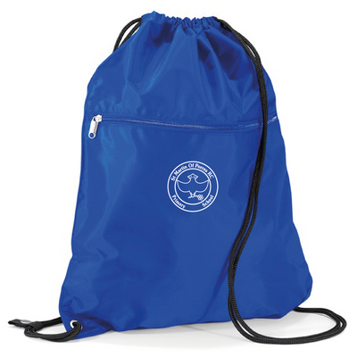 Drawstring bag with a zip St Martin Of Porres