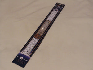 Helix Folding Ruler 30cm Clear